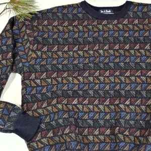 Jos. A. Bank Merino Wool Crewneck Sweater Size L